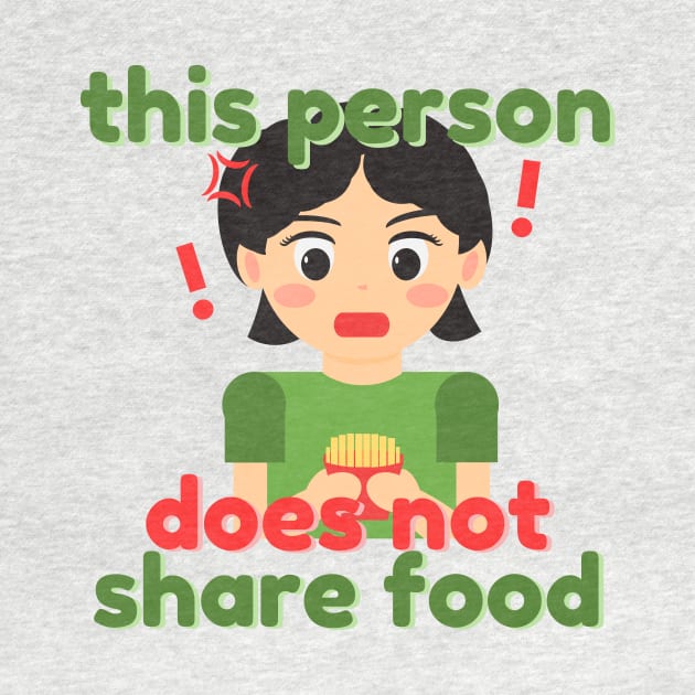 This Person Does Not Share Food by aaalou